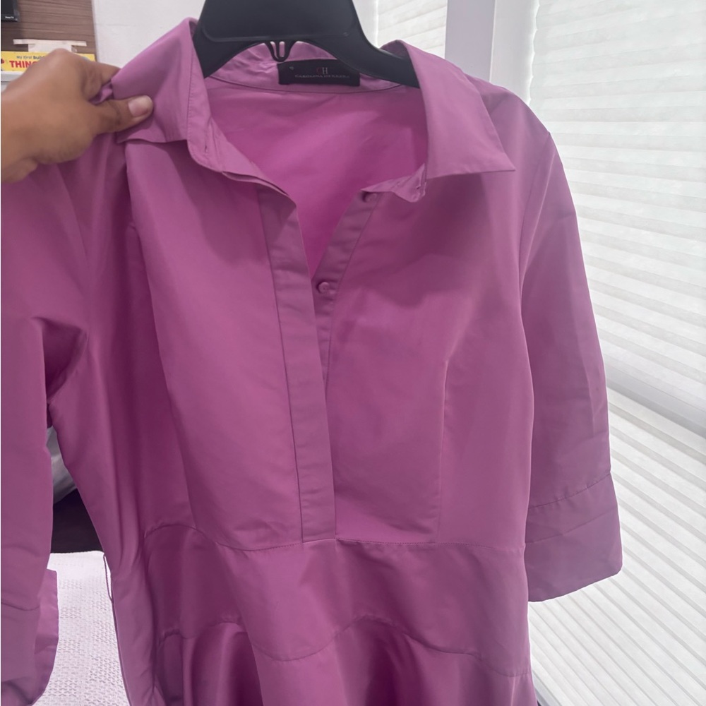 Pink Collared Dress
